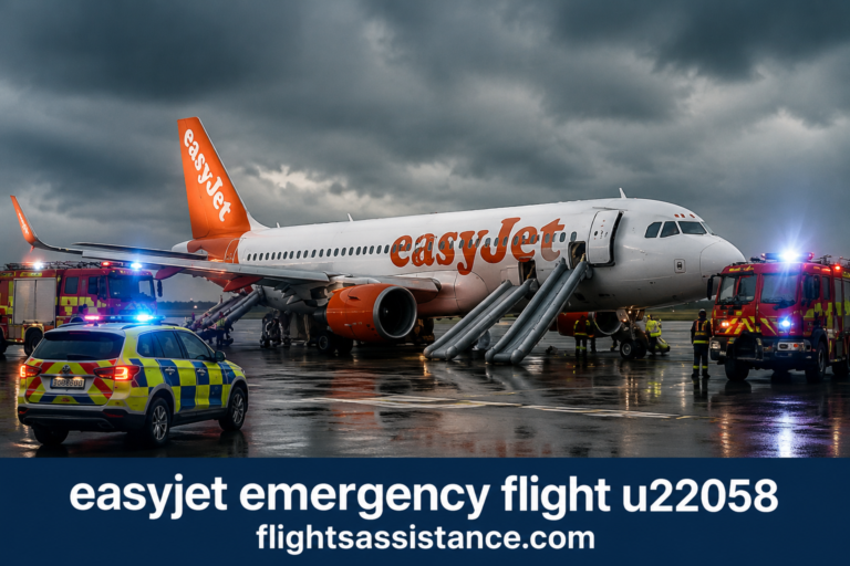 EasyJet Emergency Flight U22058